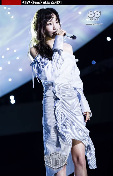 Check Out Snsd Taeyeon S Stunning Official Photos From Inkigayo Wonderful Generation