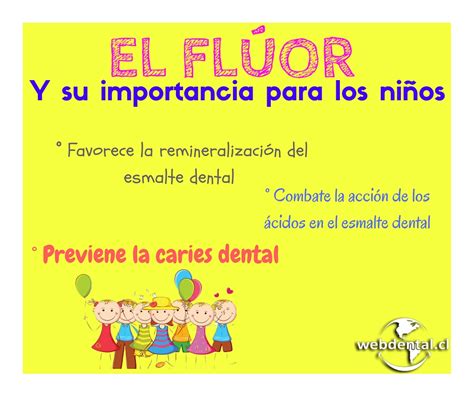Importancia Del Fluor Para Los Niños Webdentalcl Noticias De