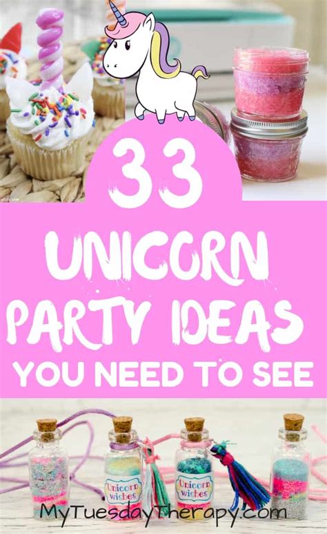 Printable Unicorn Birthday Party Games