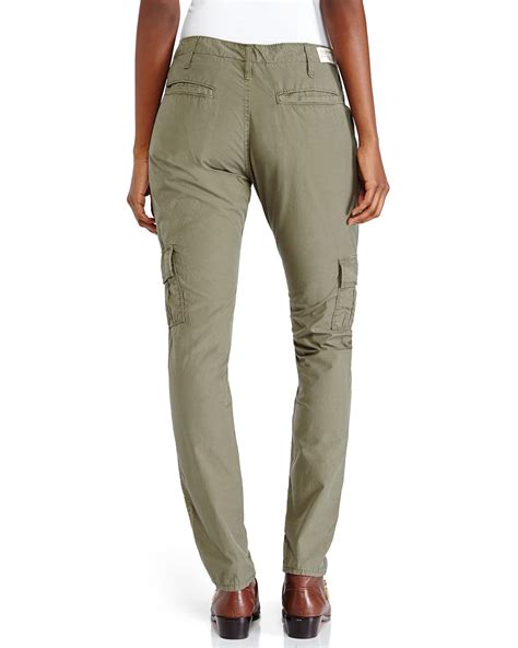 True Religion Olive Celina Cargo Pants In Green Olive Lyst