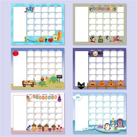 Ocean activities for kids, summer activities for kids, summer lesson plans for preschool and kindergarten 6 Best Images of Free Printable Preschool Calendar ...