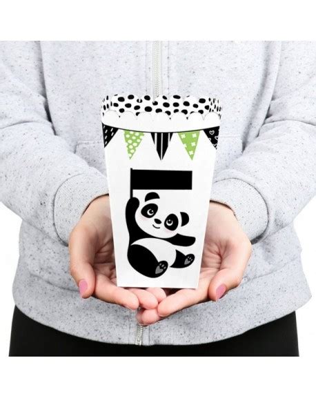 Party Like A Panda Bear Baby Shower Or Birthday Party Favor Popcorn