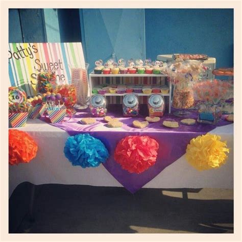 Rainbow Candy Table Done By My Business Pamilya Rainbow Candy