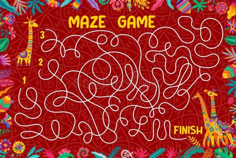 Safari Maze Game Stock Illustrations 214 Safari Maze Game Stock