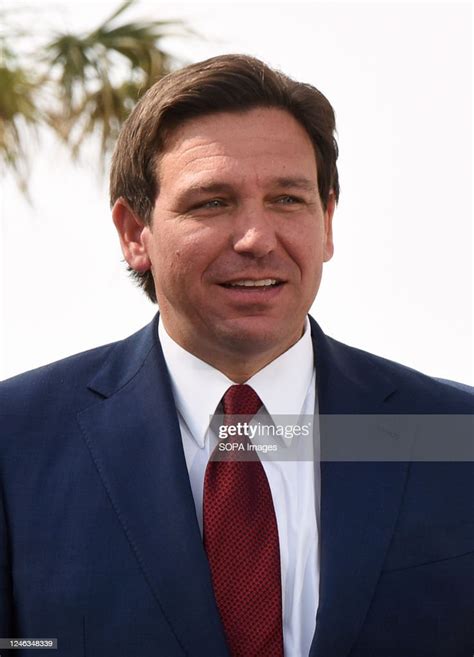 Florida Gov Ron Desantis Arrives At A Press Conference To Announce News Photo Getty Images