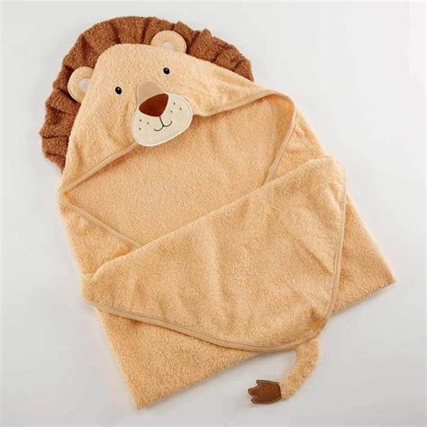 Lion Hooded Towel Baby Aspen