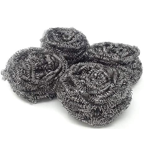Stainless Steel Kitchen Cleaning Sponges Scouring Pad Steel Wool Scrubbers Pack Of Walmart