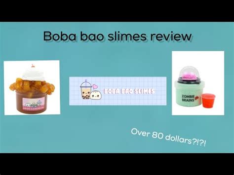 Famous Slimeshop Review Boba Bao Slimes YouTube