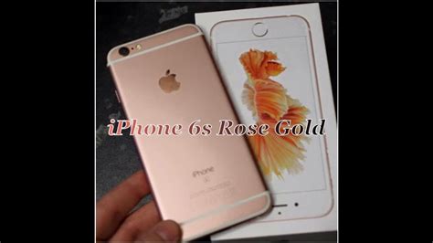 Iphone 6s Rose Gold 64gb Unboxing Review Youtube