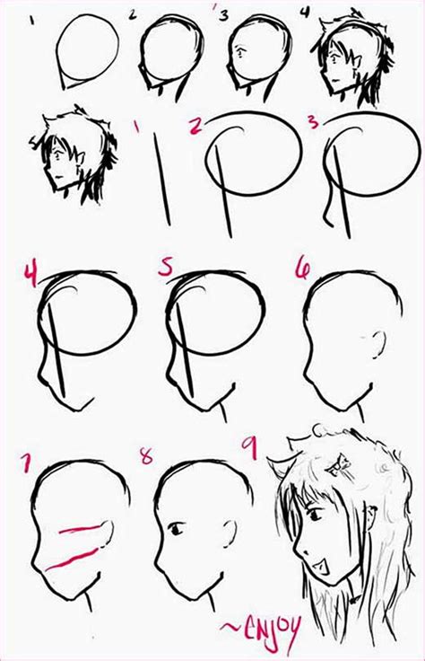 Draw the legs with one being bent into a sort of forward facing arrow helps emphasize motion and the other straight at about the same angle as the body. How to Draw Anime Characters Step by Step (30 Examples)