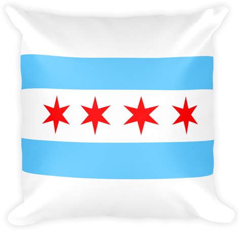 Download Official Chicago Flag Png Banner Stock Png Image With No