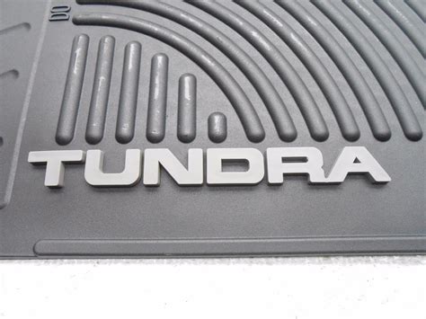 OEM 2007-2013 Toyota Tundra Rubber Floor Mats All Weather Black Front