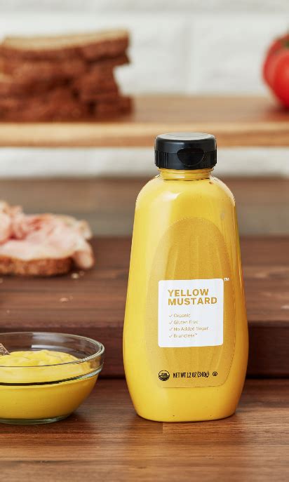Organic Yellow Mustard The Tangy Condiment With A Lot Of Flavor Homemade Mustard Brandless