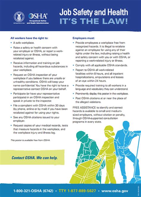 New Osha Updates Its Required Workplace Safety Poster Ehs Safety