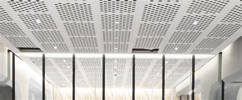 Acoustic Attenuation Perforated Metal Ceilings And Walls Metrix Group