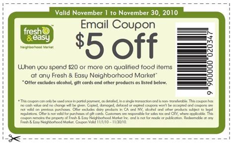 It features coupons for grocery store items mostly. Fresh & Easy Buzz: Kroger-Owned Fry's Store Coupon Jujitsu ...