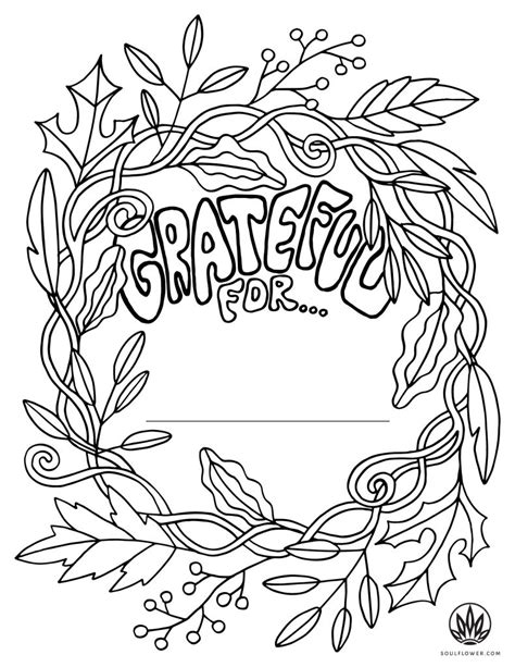 22 Gratitude Coloring Pages Channenadeya