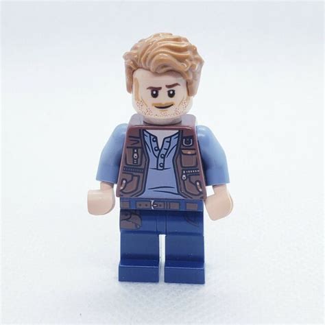 Lego Owen Grady Minifigure From Jurassic World Set 75937 75938 Ebay