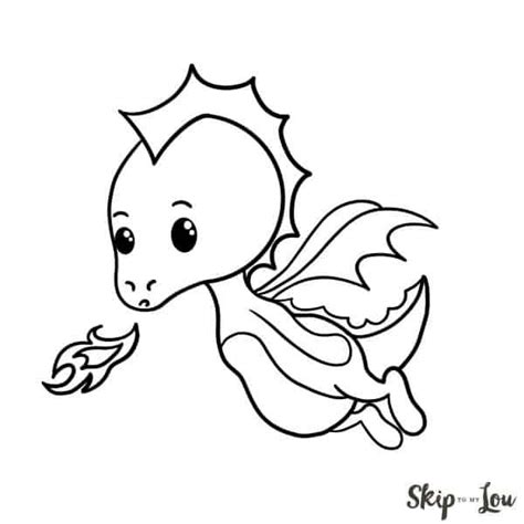 This tutorial shows the sketching and drawing steps from start to finish. How to Draw a Dragon | Skip To My Lou | Bloglovin'