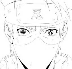 Sketsa Gambar Animasi Naruto Untuk Diwarnai Guru Kakashi