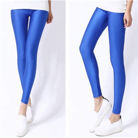 New Sexy Women High Waist Faux Leather Stretchy Skinny Leggings Slim