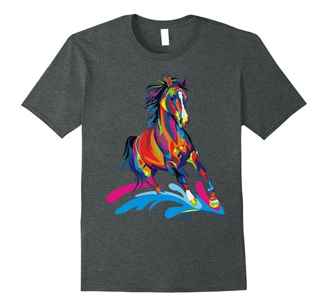 Horse Shirt Colorful Horse T Shirt For Horse Lovers Bn Artshirtee