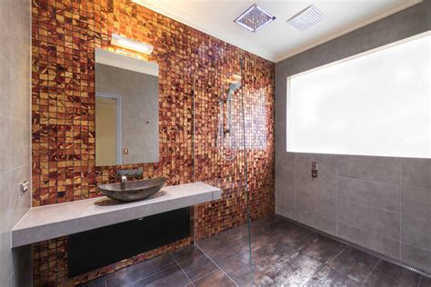 Love The Feature Wall And Copper Tiles Its A Bold Brave Move That I
