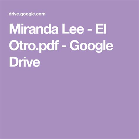 The coding cat got some document that he could not read on his android phone or ipad showing only error because of read only mode that the mobile devices could not handle. Miranda Lee - El Otro.pdf - Google Drive | Leer libros gratis, Libros romanticos, Novelas románticas