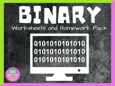 Binary Worksheets Teaching Resources
