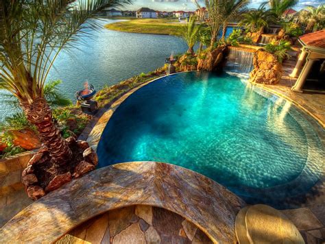 Luxury Pool And Spa Amazing Swimming Pools Beautiful