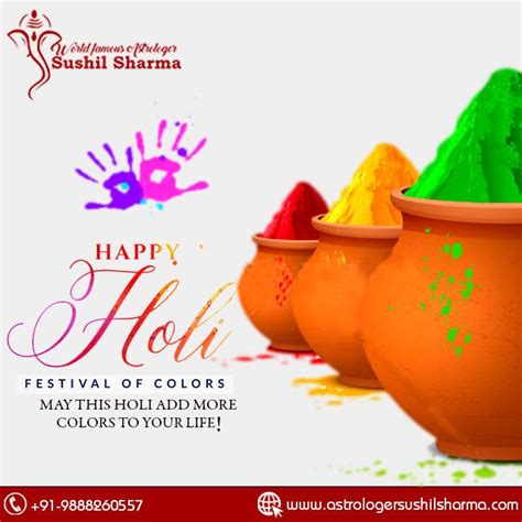 May This Holi Add More Colors To Your Life Wish You A Very