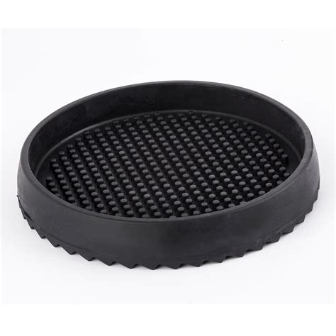 Tablecraft 6bk 6 12 Round Drip Tray Rubber Black