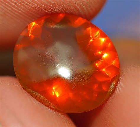 205 Crt Stunning Clear Orange Brown Faceted Indonesian Fire Opal