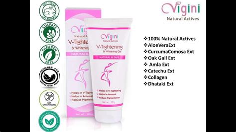Vigini 100 Natural Actives Vaginal V Tightening Gel Cream For Revitalizing Regain Vaginal Tone