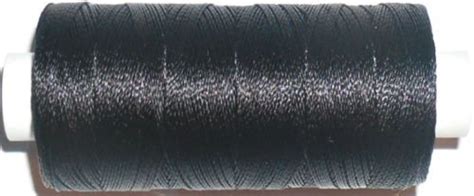 Strong Bonded Nylon Thread Ipcabond 20s 100mtr Spool Blackwhite