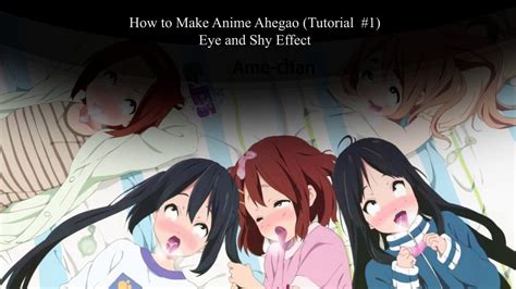 how to make anime ahegao youtube