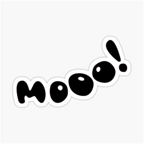 Mooo Doja Cat Sticker For Sale By Sistertea Redbubble