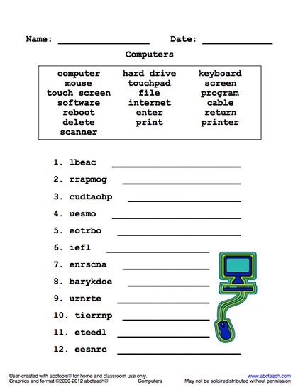 Create Spelling Word Worksheets