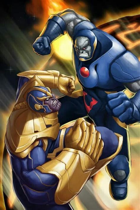 Thanos Vs Darkseid Dc Comics Vs Marvel Marvel Comic Books Dc Comics