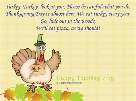 Disguise A Turkey Poem Turkey Turkey Thanksgiving Poems