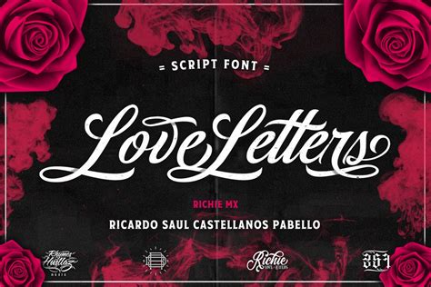 Love Letters Script Font Stunning Script Fonts ~ Creative Market