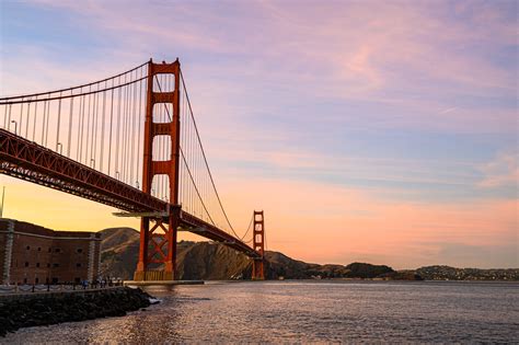 Golden Gate Bridge In San Francisco During Golden Hour · Free Stock Photo