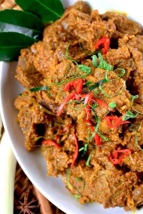 Beef Rendang Slow Cooker Slow Cooker Beef Curry Once All The Beef