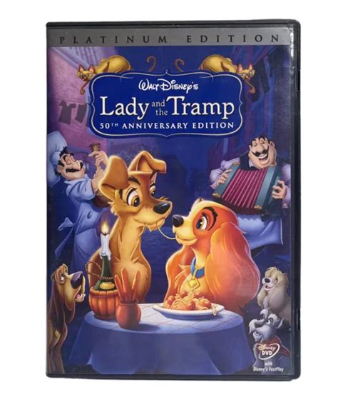 LADY AND THE Tramp Two Disc 50th Anniversary Platinum Edition DVDs 5