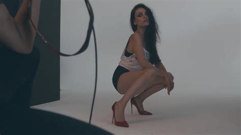 Naked Mila Kunis In Marie Claire Behind The Scenes