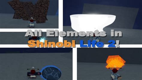 All Elements Showcased Shinobi Life 2 Roblox Youtube