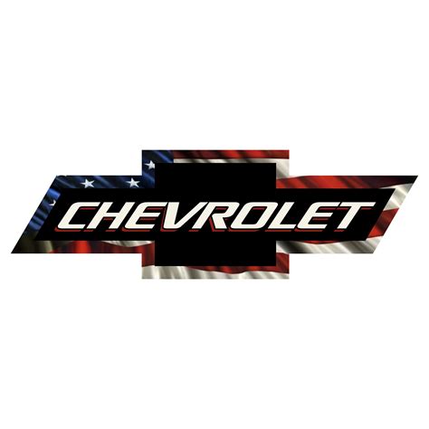 Chevy Bowtie Distressed American Flag Vinyl Decal Sticker Chevy Truck