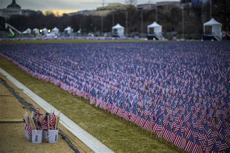 Nearly 200000 Flags On National Mall Represent Those Who Cannot Attend