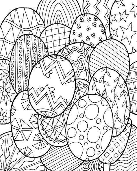 This detailed illustration would be ideal for older children or even adults. Easter Coloring Pages for Adults - Best Coloring Pages For Kids