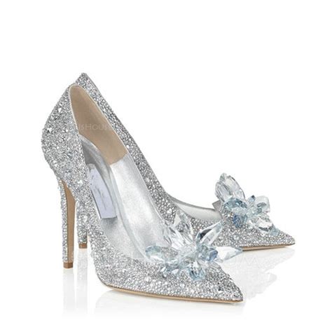 women s leatherette stiletto heel closed toe pumps with rhinestone crystal 047064120 wedding